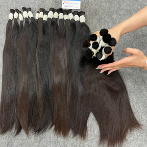 Top Choice <b>One</b> Donor Bulk Straight Silky Smooth Cuticle Aligned <b>Zero</b> Shedding Ready <b>To</b> Ship 100% Raw Vietnamese Human Hair - Product Image 5