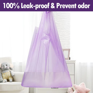 أكياس حفاضات أطفال بسيطة قابلة للتحلل الحيوي ومعتمدة صديقة للبيئة من RDY، <span class=keywords><strong>150</strong></span> قطعة، أكياس نفايات حفاضات الأطفال - Product Image 2