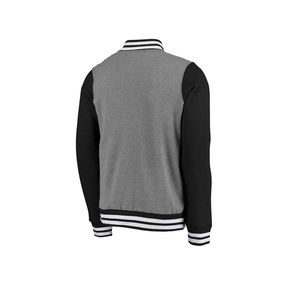 Chaqueta universitaria de béisbol para hombre, talla grande, personalizada, de lana, con cuello alto, impermeable, para equipos universitarios, estilo Letterman, en blanco, al por mayor - Product Image 3