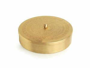 Caja de especias de latón 100% puro con diseño de mandala - Product Image 2