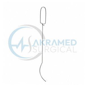 Introducteur de cathéter Guyon 2 mm courbé 37 cm, instrument chirurgical d'urologie en acier inoxydable, dispositif médical certifié CE - Product Image 2