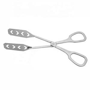 Professional Scissor Shape Cheese <b>Tongs</b> Stainless Steel Cheese Clamp Kitchen <b>Serving</b> Gadget Durable Reusable Tool - Product Image 2