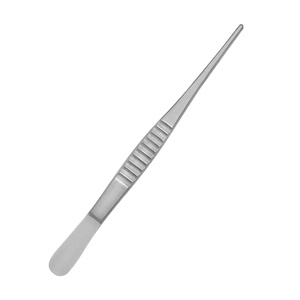 Pinzas Vasculares Atraumáticas DeBakey Rectas de 150 mm con Mandíbula Recta de 2 mm, Instrumento Quirúrgico de Acero Inoxidable para Tejido Vascular - Product Image 1