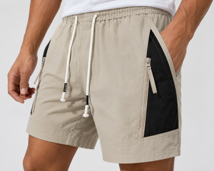 Pantalones Cortos Cortavientos para Hombre, Ecológicos, Impermeables, de Secado Rápido, Estilo Urbano, de Spandex/Nylon Oxford, hasta la Rodilla - Product Image 1