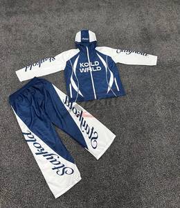 Unisex Custom Nylon Windbreaker Sets With Custom Design Sublimation Full Zipper Hooded Sets <b>Wind</b> <b>Breaker</b> Sets 2026 - Product Image 3