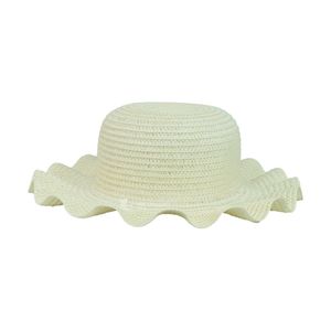 Sombrero de Paja para Niños Unisex con Diseño de Perro de Dibujos Animados Naranja, con Ala Ancha para la Playa y Viajes - Product Image 4