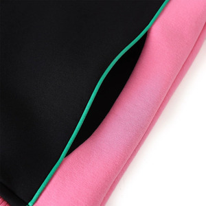 AKA Black Air Tech Fleece <b>Warm</b> Up <b>Jacket</b> Pink Green Trim Full Zip Athletic <b>Jacket</b> Women's Casual Sports Outerwear - Product Image 4