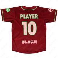 Fabricant de maillots de baseball et de softball personnalisés pour les lycées, maillots de baseball pour jeunes, t-shirts pour hommes, fabricant Silk
