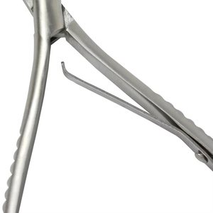 Pinzas para Extensiones de Cabello con Punta Plana, Herramientas para el Cabello, Pinzas de Acero Inoxidable con Dientes y 2 Orificios, Acabado Espejo - Product Image 5