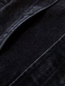 Winter Men's Vintage Style <b>Slim</b> Fit Denim Jacket Front Logo 100% Cotton Windproof Eco-Friendly Anti-Bacterial Woven Fabric - Product Image 4