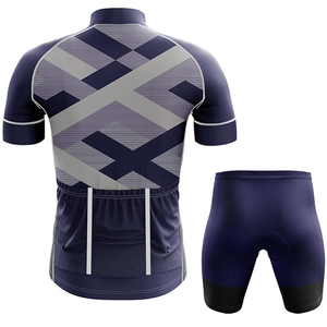 ชุดยูนิฟอร์มปั่นจักรยานผู้ชายแบบสั่งตัดได้ ระบายอากาศได้ดี ไซส์ใหญ่ ผลิตจากผ้าโพลีเอสเตอร์ แขนสั้น - Product Image 4