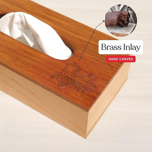 Handmade Wooden <b>Tissue</b> <b>Box</b> Cover with Luxury for Hotel, Office and Living Space - Product Image 3