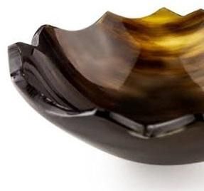 Ensemble de bols de service en corne naturelle de haute qualité, faits à la main, polis, durables, compatibles lave-vaisselle, légers, pour fêtes, maison, hôtel, restaurant - Product Image 6