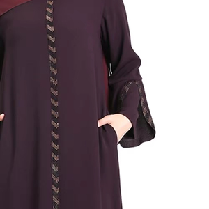 Premium Women Abaya Supplier Soft Nidha Fabric Islamic Dress with Custom Packaging and Brand Labels - Product Image 4