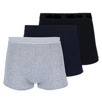 Boxers pour hommes personnalisés de haute qualité en coton et élasthanne, respirants, séchage rapide, taille classique, imprimés et brodés, service OEM