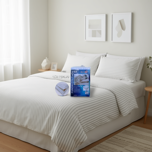 Cubrecama a Rayas Blancas 150 FUNDA DE COLCHÓN Fundas y Protectores de Colchón - Product Image 2