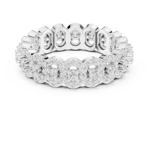 Flashdazz Jewels 10K แหวนทองคำแท้พร้อมเครื่องประดับตรงกลางรูปวงรี - Product Image 5