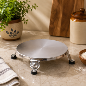 Rodillo de Metal para Masa Falah International Chakla Belan, Tabla para Estirar Masa, Juego para Hacer Chapati, Utensilios de Cocina OEM Chakla Belan 2026 - Product Image 1