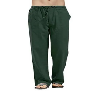 Pantalones de Cuero Sintético Negro Elásticos y Ajustados para Hombre, Estilo Urbano, Corte Recto Medio - Product Image 2