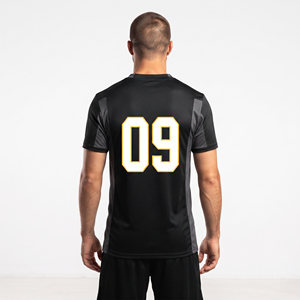 Maillot de football professionnel avec nom et numéro, sublimation personnalisée de haute qualité, maillots de football pour hommes à col en V - Product Image 2