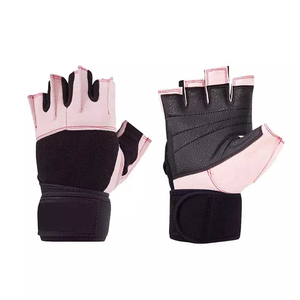 Gants de musculation en cuir respirant, haute qualité, unisexe, avec sangle de poignet réglable, antidérapants, légers, tailles personnalisées, vente chaude - Product Image 2