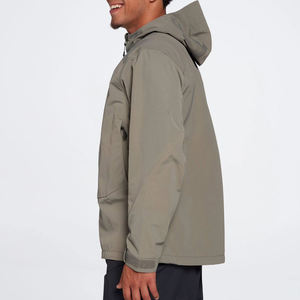Zip Proof Windbreak Zipper Customized Unisex Vintage Pockets <b>Pullover</b> Adults <b>Mens</b> Sized Windbreaker <b>Jacket</b> - Product Image 3