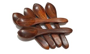 Cuillère en bois naturel pour la cuisine, le service et l'utilisation en cuisine - Product Image 6
