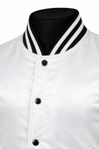 Chaqueta Bomber de Satén al por Mayor, Abrigo Varsity Marrón Castaño Bordado con Cremallera Frontal, Ropa Exterior Directa de Fábrica, Chaqueta de Satén - Product Image 6