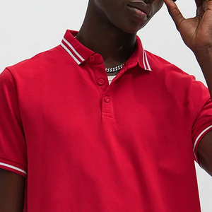 Camiseta de manga corta para hombre, estilo casual elegante, para la colección de verano, para compradores mayoristas, con cuello vuelto y cierre de botones. - Product Image 2