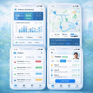 Développement d'applications d'optimisation de la livraison du dernier kilomètre, logiciel mobile Android iOS, service de plateforme de suivi en temps réel - Product Image 1