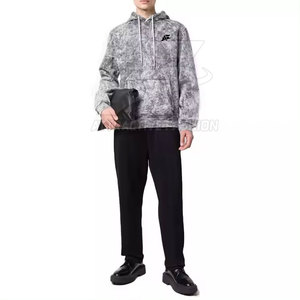 Sudaderas básicas para hombre con lavado ácido, hechas en Pakistán, de alta calidad, en grandes cantidades, para venta en línea. - Product Image 4