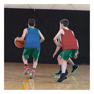 Maillots d'entraînement de football en mesh respirant pour adultes, jeunes et enfants – Gilets d'entraînement de football pour équipes - Product Image 6