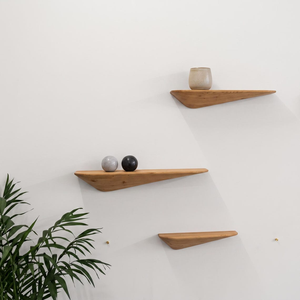 Wooden Floating Wall <b>Shelves</b> Modern Wall Mounted Display <b>Shelves</b> for Living Room Bedroom Bathroom Kitchen Home Decor Wholesale - Product Image 3