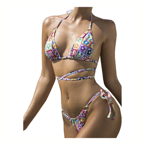 Fabricant de maillots de bain légers pour la plage avec logo personnalisé par sublimation, ensemble de maillots de bain, approvisionnement en gros - Product Image 4