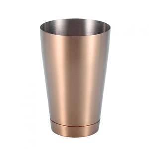 Coctelera Rústica Hecha a Mano en Acero Inoxidable Color Oro Rosa, Utensilio de Bar Premium Ecológico para Exportación Global al por Mayor - Product Image 1