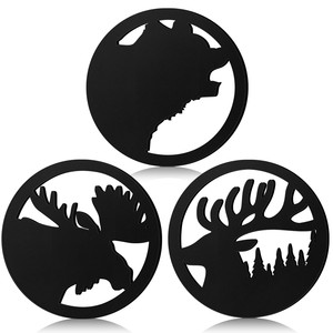 Sous-verres et dessous-de-plat en bois de pin (qualité supérieure) écologiques, design classique chinois traditionnel |   OEM Personnalisé Vente en Gros Aqudus Saleem - Product Image 2