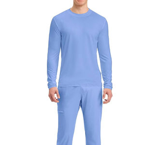 Doctor Scrub Undershirt Cotton Blend Medical Inner Shirt Comfortable <b>Base</b> <b>Layer</b> for Hospital Uniform and Clinical Staff shirts - Product Image 6