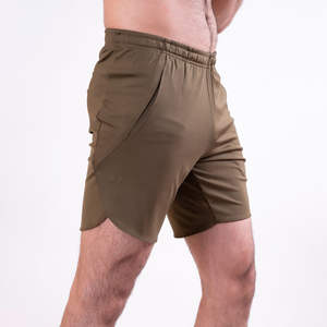 Pantalones Cortos Deportivos 2 en 1 para Hombre, Hechos a Medida, Diseño Sólido, Secado Rápido, 5'', con Bolsillos y Forro - Product Image 3