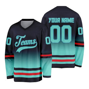 Conjunto de ropa de hockey sobre hielo personalizado para adultos y jóvenes con logotipo de número de nombre de equipo - Product Image 3
