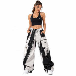 Pantalones Deportivos Personalizados para Mujer con Logotipo Impreso, Cintura Media, Sublimados, Servicio OEM, Pantalones para Correr, Pantalones Deportivos Y2K Personalizados, Pantalones para Hombre - Product Image 1