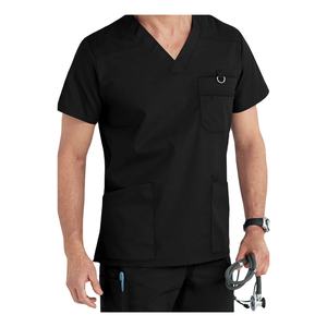 Conjuntos de Uniformes Médicos Cómodos para Hombre, Mezcla de Algodón Tejido, Uniformes de Enfermería, Ropa de Hospital, Duraderos, Transpirables, Venta al Por Mayor - Product Image 3