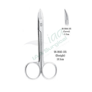 กรรไกรตัดลวดทันตกรรมอเนกประสงค์ Beebee Crown Scissor ใบมีดทังสเตนคาร์ไบด์ แบบตรงและโค้ง - Product Image 2