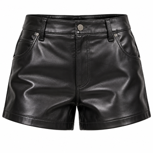 Shorts décontractés unisexe en toile personnalisée, taille mi-haute, haute qualité, tendance - Product Image 4