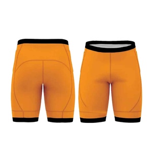Shorts de compression ajustés pour femmes, couleur unie, taille élastique, évacuation de l'humidité, respirant, séchage rapide, extensible dans quatre directions - Product Image 4