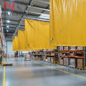 Lámina de Cortina Divisoria Flexible de LDPE para Almacén, Lámina de Cortina Divisoria de Tamaño Personalizado para Uso en Fábricas y Almacenes - Product Image 3