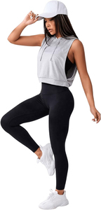 Nouveauté 2026 – Débardeur de yoga tendance pour femme, personnalisable, coupe courte - Product Image 2
