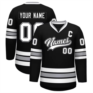 Jersey de Hockey sobre Hielo Sublimado Personalizado de Alta Calidad con MOQ Bajo y Colores Variados para Pedidos de Equipo - Product Image 2