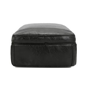 Elegant Design Genuine Leather Backpack for Women with Flap Buckle and Multiple Pockets for School College and Daily Use - Product Image 3