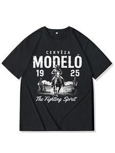 Camiseta Deportiva Unisex de Algodón con Estampado Gráfico, Personalizable al por Mayor, 260 Gramos, para Gimnasio, Aventuras al Aire Libre o Estilo Urbano Informal - Product Image 4