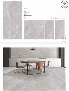 Carreaux de sol et de mur en porcelaine antibactérienne mate 800x1600, sans joint, épaisseur 8 mm, pour salle de bain moderne, supermarché, usage extérieur - Product Image 5